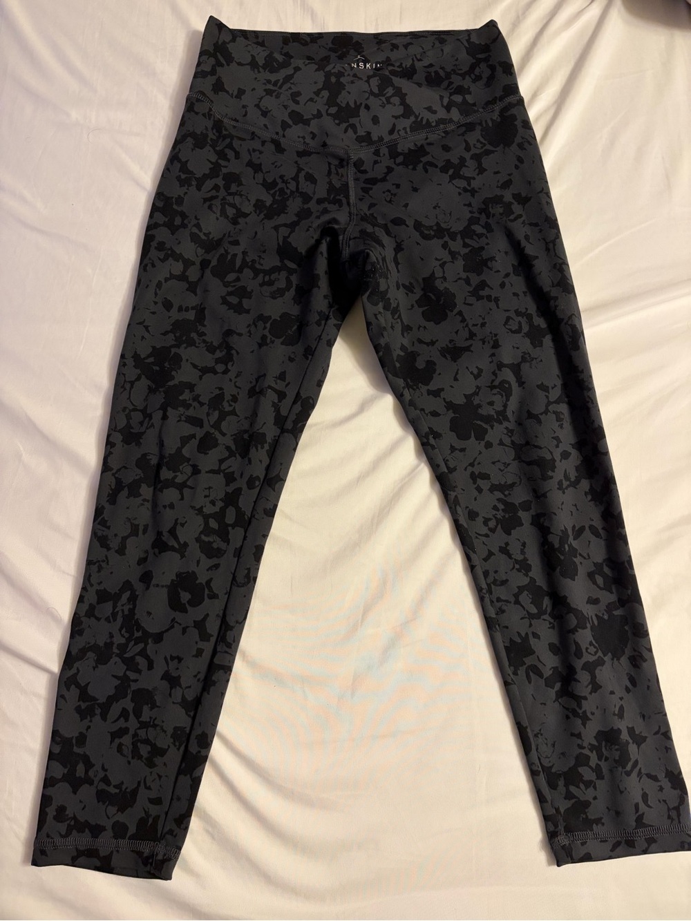 Danskin Black and Gray Camouflage Active Leggings